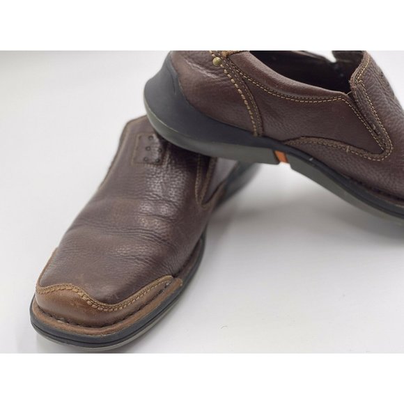 LAOKS Men's Size  2 Tone Brown Plain Toe Walking O - Picture 3 of 4